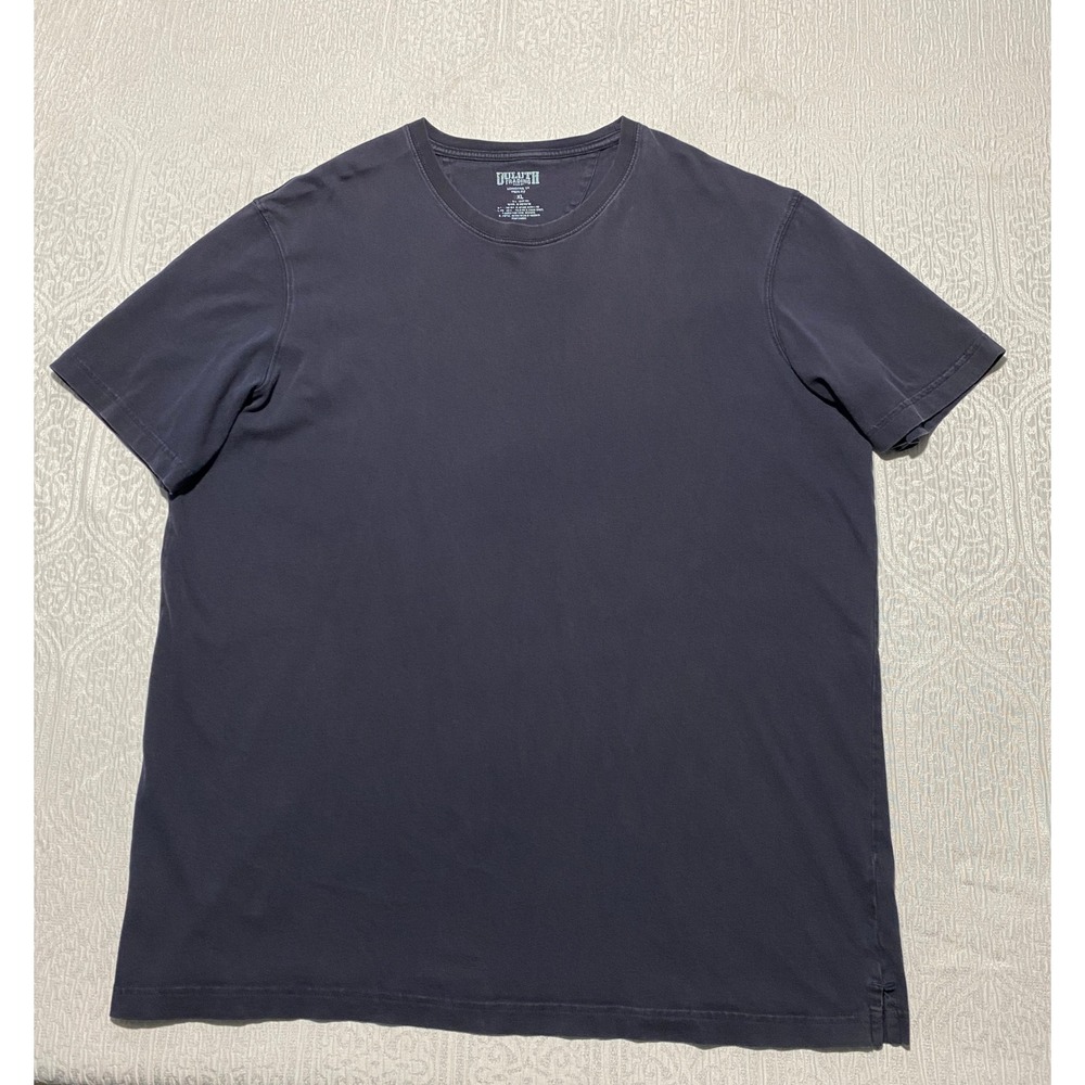 Duluth Trading Co Longtail T Trim Fit Navy Blue Cotton T-Shirt Mens XL